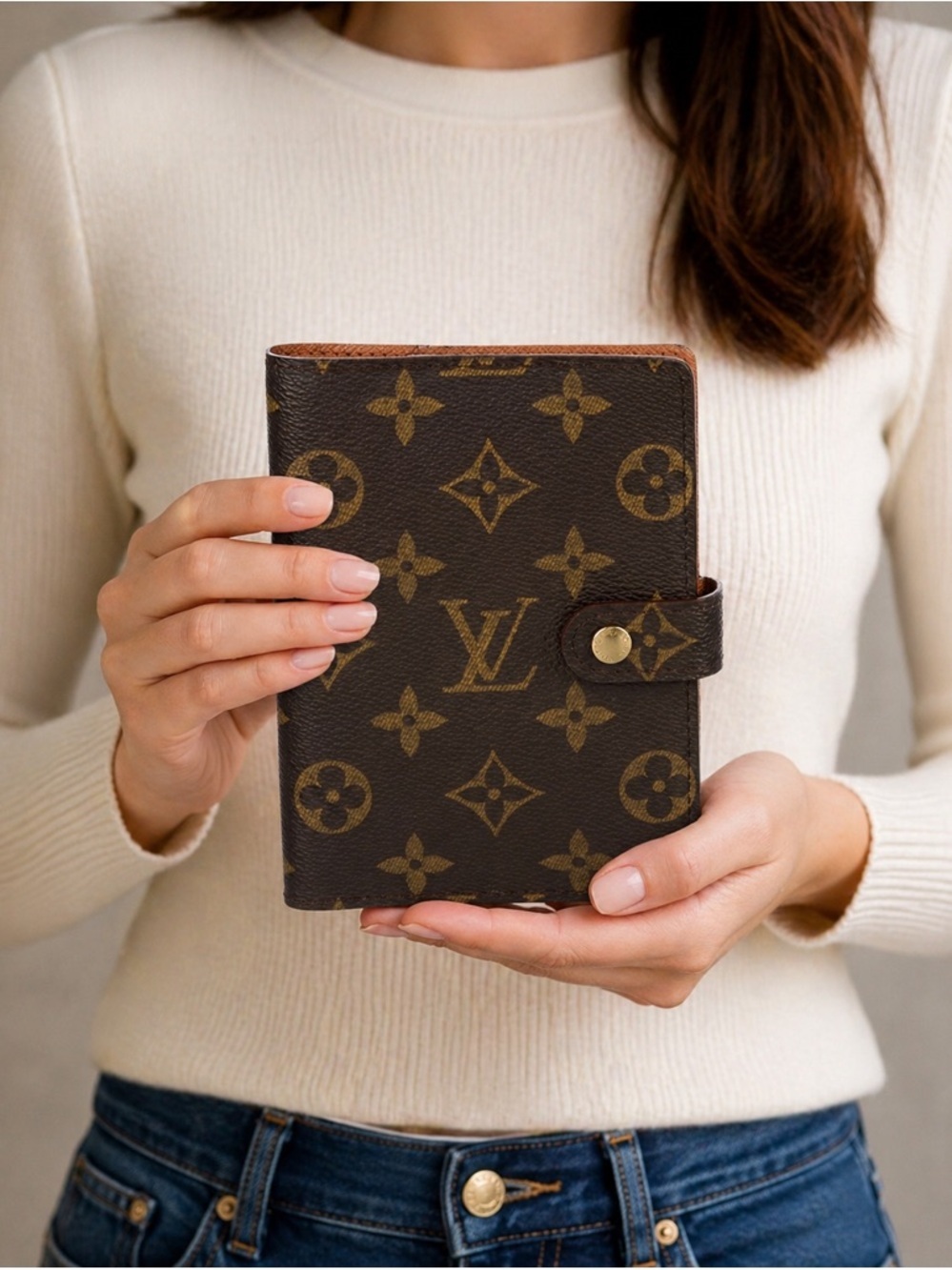 Louis Vuitton Brown Monogram Canvas Agenda PM - Picture 1 of 7